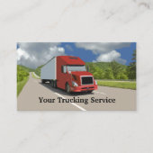 Lkw- und Lkw-Fahrerkarten Visitenkarte (Vorderseite)