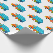 Lkw und Müll können Kinder Geschenkpapier (Ecke)