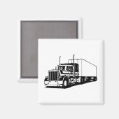 Lkw und Trockenvan Magnet (Vorderseite/Rückseite)