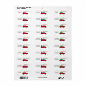Lkw und Weihnachtsschild (Vorne)