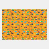 Lkw- und Zugpapier Geschenkpapier Set (Vorderseite 2)