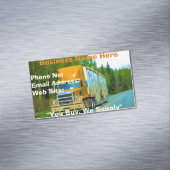 LKW-Unternehmen liefern Biz-Karten Magnetische Visitenkarte (Beispiel)