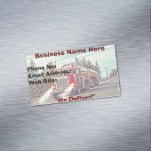 LKW-Unternehmen liefern Biz-Karten Magnetische Visitenkarte (Beispiel)