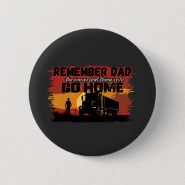 Lkw-Vater Straßenverkehr Liebe Design Button