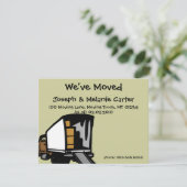 LKW-Verkehr - Wir haben Ankündigungskarten verscho Ankündigung (Stehend Vorderseite)