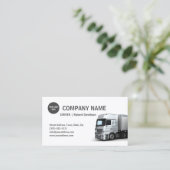 LKW-Versand Service Einfache moderne Karte (Stehend Vorderseite)