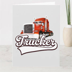 LKW-Vintage-Logo Karte
