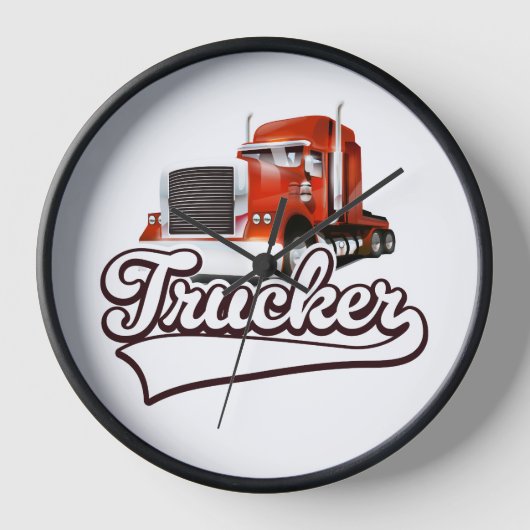 LKW-Vintage-Logo Uhr (Vorderseite)