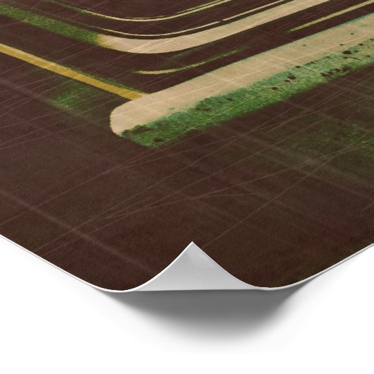 LKW Vintage Textur Poster (Ecke)