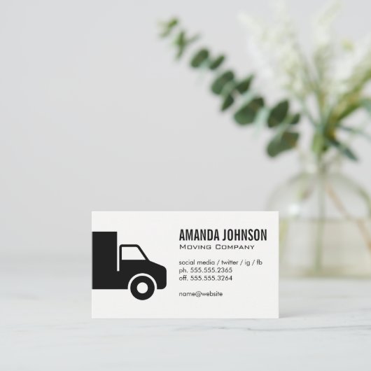 LKW VISITENKARTE (Stehend Vorderseite)