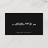 LKW VISITENKARTE (Rückseite)