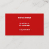 LKW-Visitenkarten Visitenkarte (Rückseite)