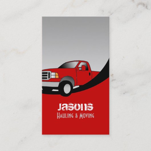 LKW-Visitenkarten Visitenkarte (Vorderseite)