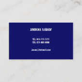 LKW-Visitenkarten Visitenkarte (Rückseite)