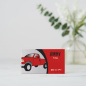 LKW-Visitenkarten Visitenkarte (Stehend Vorderseite)