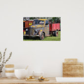 LKW von gestern Poster (Küche)