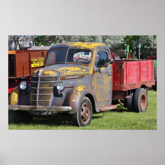 LKW von gestern Poster (Vorne)