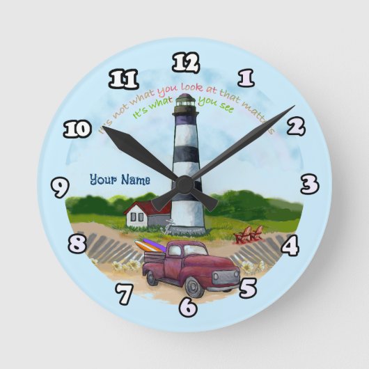LKW Wahl Leuchtturm Uhr (Vorderseite)