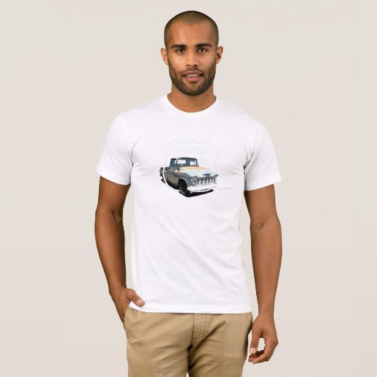 LKW-Weg 1955 Chevrolets Apache 66 T-Shirt (Vorne ganz)