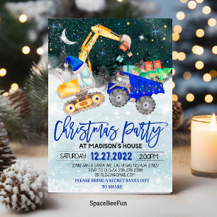 Lkw Weihnachts-Party Einladung