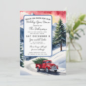 LKW-Weihnachtsfeier Open House Einladung (Stehend Vorderseite)