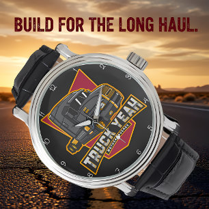 LKW Yeah! Mutter Trucker Energie Armbanduhr