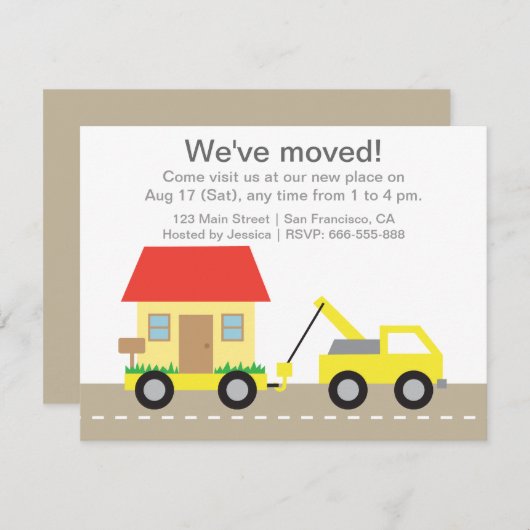 Lkw-Zughaus Wir haben Ankündigungen verschoben (Vorne/Hinten)