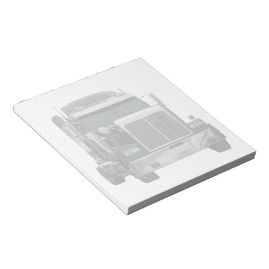 Lkw-Zugmaschine Notepad Notizblock (angewinkelt)