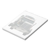 Lkw-Zugmaschine Notepad Notizblock (Rotiert)