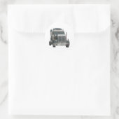 Lkw-Zugmaschine Runder Aufkleber (Tasche)