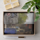 Lkw - Zuhause - Geflügel 1926 Seidenpapier (Geschenk)