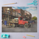 Lkw - Zuhause - Geflügel 1926 Seidenpapier (Basteln)