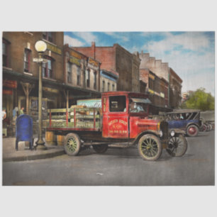 Lkw - Zuhause - Geflügel 1926 Seidenpapier