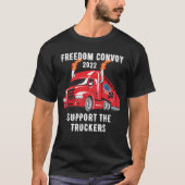 LKWer, Freedom Convoy 2022 Support T - Shirt (Vorderseite)