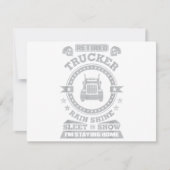 LKWer Rain Shine Sleet oder Schnee Ich bin Stayi (Vorderseite)