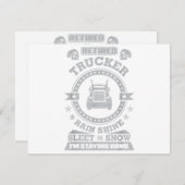 LKWer Rain Shine Sleet oder Schnee Ich bin Stayi (Vorne/Hinten)