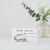 LKWs, Auto-Visitenkarten Visitenkarte (Stehend Vorderseite)