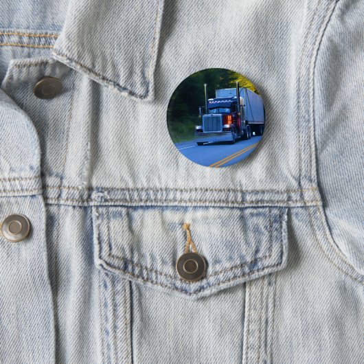 LKWs, Big Rig Cargo Truck Art Button (Beispiel)