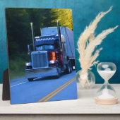 LKWs, Big Rig Cargo Truck Art Fotoplatte (Seite)