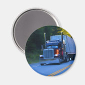 LKWs, Big Rig Cargo Truck Art Magnet (Vorderseite/Rückseite)