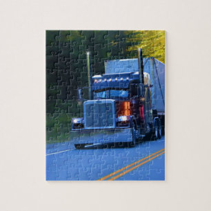 LKWs, Big Rig Cargo Truck Art Puzzle