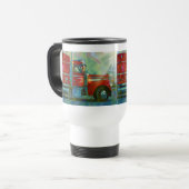 LKWs BIG RIG LKW STOPP REISE MUG Reisebecher (Vorderseite Links)