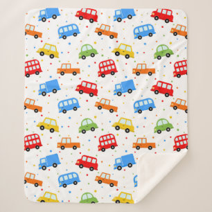 LKWs Busse Fahrzeuge Kinderzimmer Sherpadecke