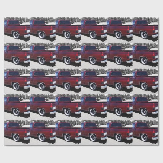 LKWs C-10 Geschenkpapier (Flach)