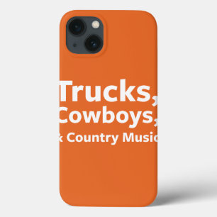 LKWs, Cowboys und Countrymusik iPhone 13 Hülle