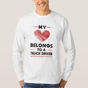 LKWs Ehefrau LKW Ehefrau LKW Liebe Geschenk Idee T-Shirt