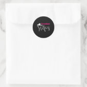 LKWs Ehefrau LKWs Liebe Geschenkidee Runder Aufkleber (Tasche)