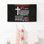 LKWs Gebet Behielt Me Safe Truck Driver Banner (Insitu)