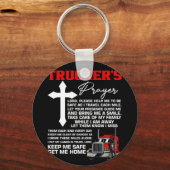 LKWs Gebet Behielt Me Safe Truck Driver Schlüsselanhänger (Vorderseite)