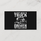 LKWs Geschenke Trailer LKW 18 Roller Visitenkarte (Rückseite)